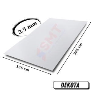 2.5 mm dekota foreks levha 156x305