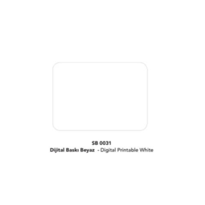 SB 0031 DİJİTAL BASKI BEYAZ