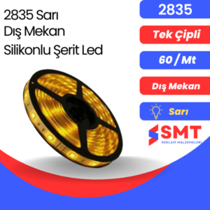 dış mekan sarı şerit led