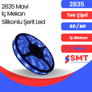 iç mekan mavi şerit led